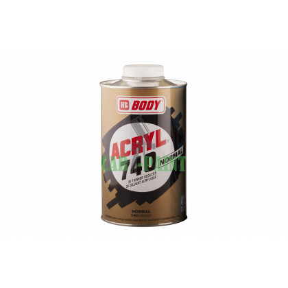 BODY 740 NORMAL Розчинник акриловий стандартний, обсяг 1л