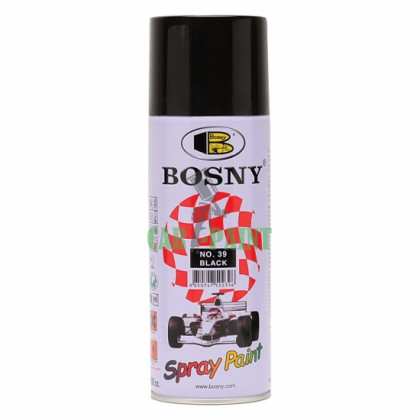 Фарба аерозольна чорна BOSNY No.39 0.4 л