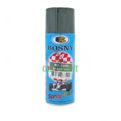 Аерозольний тоніровочний лак для фар Black Tint BOSNY No.1000 0.4 л