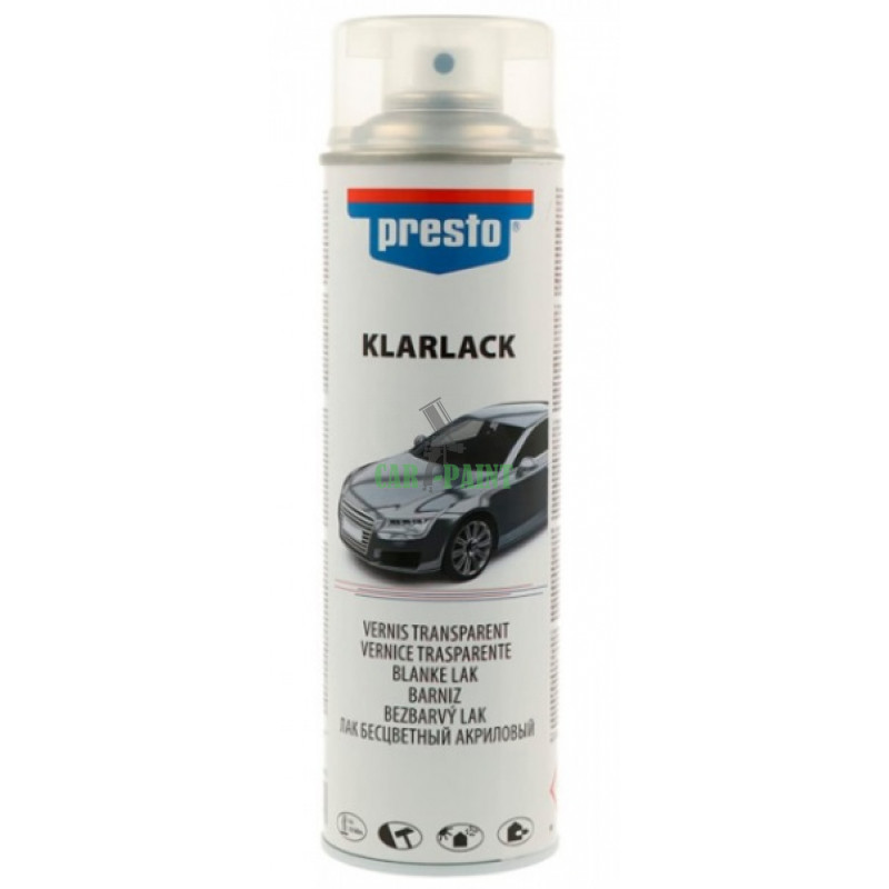Лак Presto безбарвний акриловий 349362 500мл