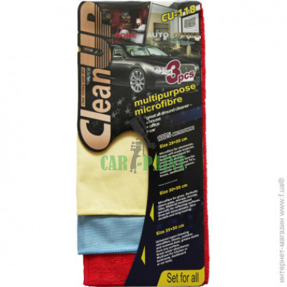 Серветки універсальна CleanUP 30x30см CU-118 3 шт