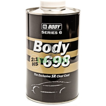 Акриловий лак Body 698 HS Scratch Resistant+620 1 л +0.5л
