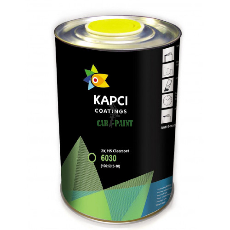 Лак прозорий HS для авто 2: 1 KAPCI 6030  1л+0.5л