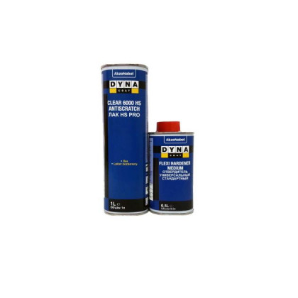 Лак акриловий DYNACOAT 6000 CLEAR HS ANTISCRATCH 1л + 0,5л