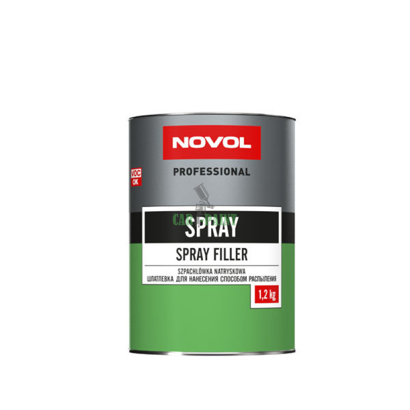Автомобільна обробна рідка шпаклівка Spray Novol 1.2кг