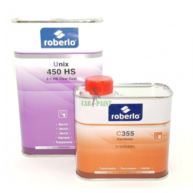 Лак акриловий HS UNIX 450 ROBERLO 1л + 0,5 л