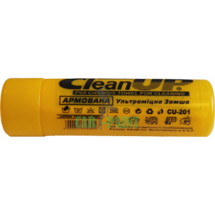 Серветка волога зі штучної замші CleanUP 64x40 см CU-201 1 шт