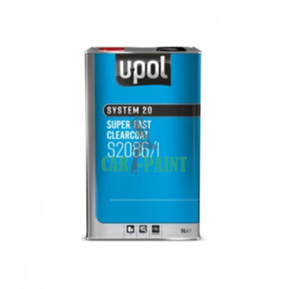 Лак (ШВИДКИЙ) акриловий U-POL  2086 HS 1л + 0,5л