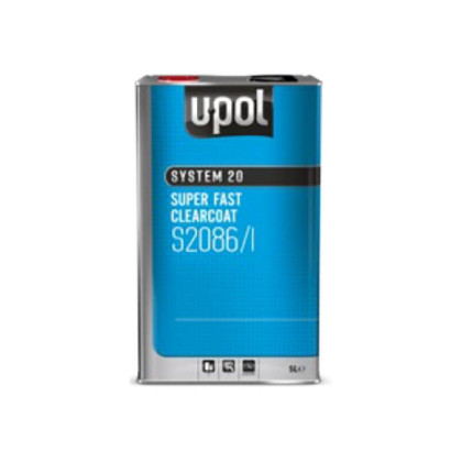 Лак (ШВИДКИЙ) акриловий U-POL  2086 HS 1л + 0,5л