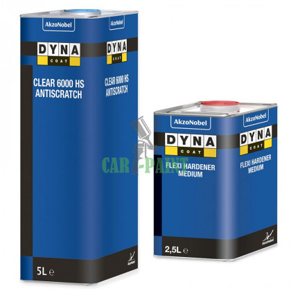 Лак акриловий DYNACOAT 6000 CLEAR HS ANTISCRATCH 5л + 2,5л