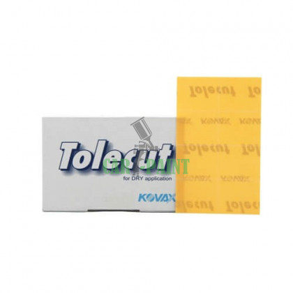 KOVAX Tolecut orange Stick-on 35x29 mm K1200 (P1200) помаранчевий шліфувальний абразивний лист K1200