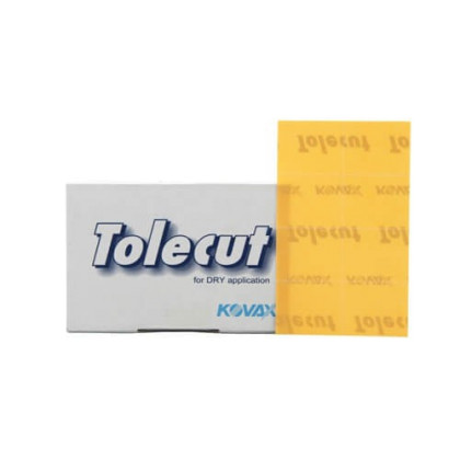 KOVAX Tolecut orange Stick-on 35x29 mm K1200 (P1200) помаранчевий шліфувальний абразивний лист K1200