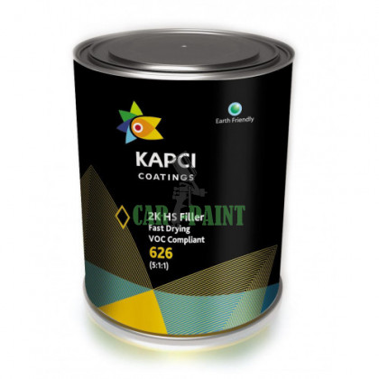Kapci 626 грунт 2K Fast drying liller 5 + 1 чорний 1л + 0.2л