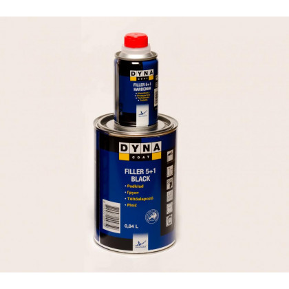 Грунт Dyna Filler HB 5 + 1 чорний 1л