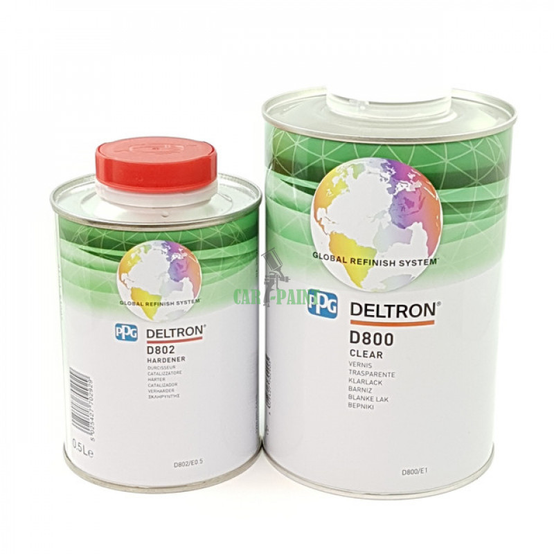 PPG Лак акриловий D800 1л + затверджувач D802 0,5л