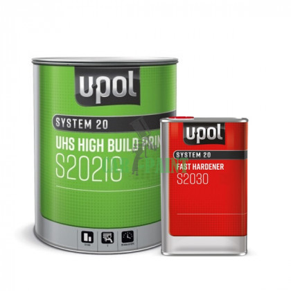 Грунт-наповнювач акриловий легкошліфуемий u-pol s2021 5: 1 UHS 1 л + 0.250 л сірий