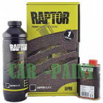 U-POL Raptor Захисне покриття (фарба)  комплект (1л + затверджувач 0.237 л) чорний 