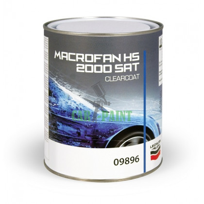 Lechler 09896 Прозорий лак (напівматовий) MACROFAN HS 2000 SAT 1 л+0.5 л затв.