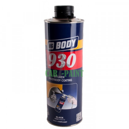 АНТИКОРОЗІЙНИЙ Бітумна мастика HB BODY 930, 1 Л