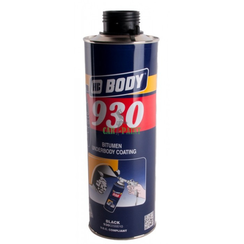 АНТИКОРОЗІЙНИЙ Бітумна мастика HB BODY 930, 1 Л