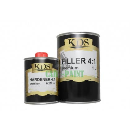 Грунт акриловий KDS Filler 4 + 1 Premium (чорний) 1л