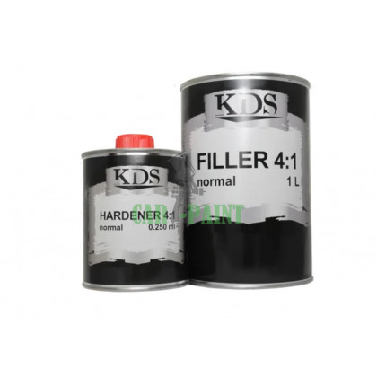 Грунт акриловий KDS Filler 4 + 1 Normal (Білий) 1л