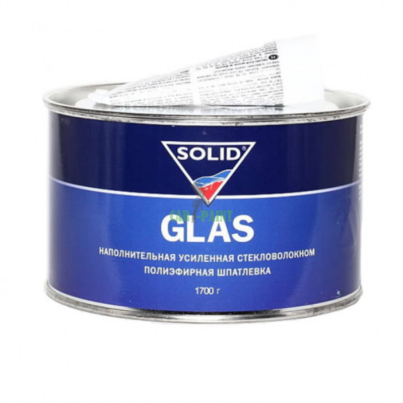 Solid Glas Наповнювальна посилена скловолокном поліефірна шпаклівка, 1700г