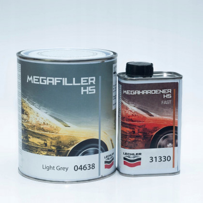 Lechler 04638 Грунт світло-сірий MEGAFILLER HS Комплект 5 + 1 (Затверджувач 31330)