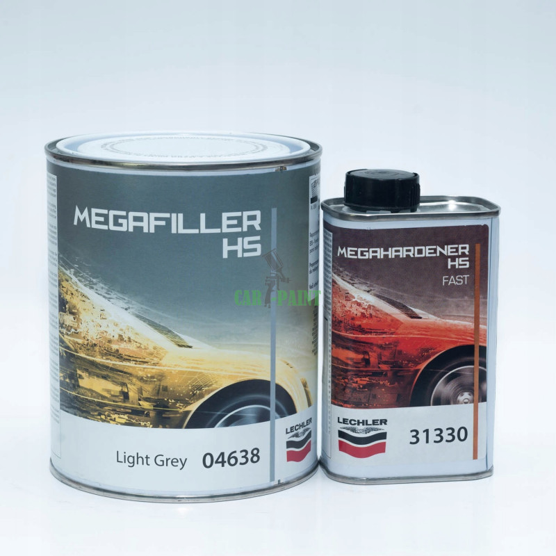 Lechler 04638 Грунт світло-сірий MEGAFILLER HS Комплект 5 + 1 (Затверджувач 31330)
