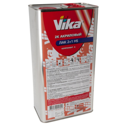 VIKA 2K акриловий лак 2 + 1 HS, 4.7л + 2.35л