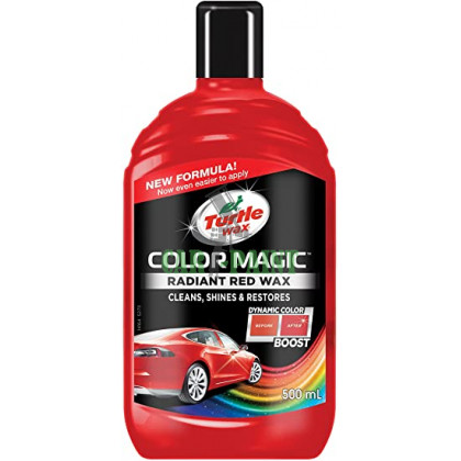 TURTLE WAX Color Magic поліроль для кузова (з подкр.еффектом, червоний) 500мл