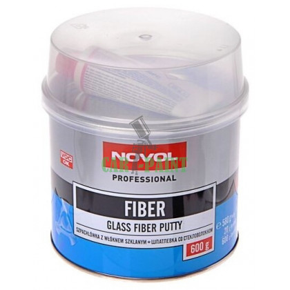 Шпаклівка зі скловолокном  Novol FIBER 0.6кг