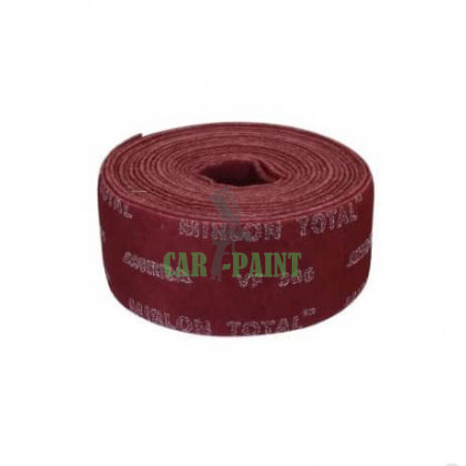 Mirka Mirlon TOTAL 115мм х 10м Scotch Brite Скотчбрайт червоний рулон P360