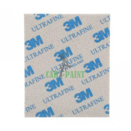 3М 02601 Абразивна губка Softback Ultrafine / Ультратонка, P600