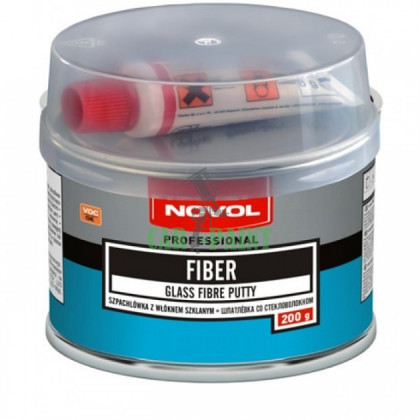 Шпаклівка зі скловолокном  Novol FIBER 0.2кг