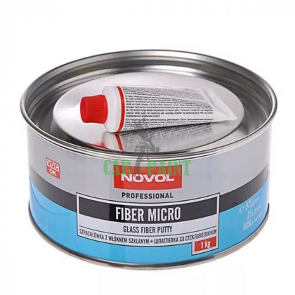 Шпаклівка Novol Fiber Micro з скловолокном 1 кг