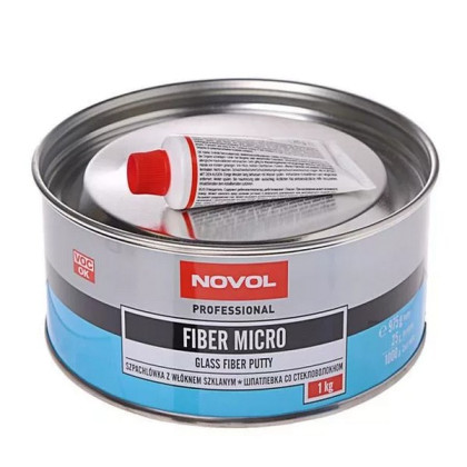 Шпаклівка Novol Fiber Micro з скловолокном 0,5 кг