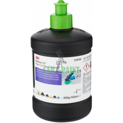 Паста абразивна 3М Perfect-it ™ III Fast Cut Plus 50417 0.5кг (Зелений Ковпачок)