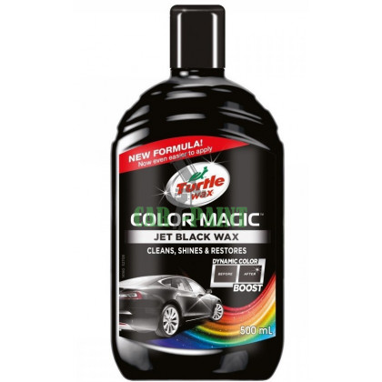 TURTLE WAX Color Magic поліроль для кузова (з подкр.еффектом, чорний) 500мл