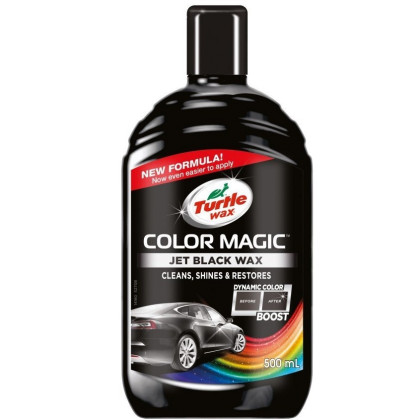 TURTLE WAX Color Magic поліроль для кузова (з подкр.еффектом, чорний) 500мл