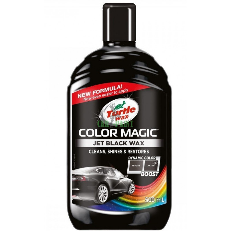 TURTLE WAX Color Magic поліроль для кузова (з подкр.еффектом, чорний) 500мл
