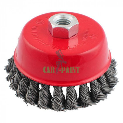 Щітка торцева Intertool 75 мм плетені (BT-2075)