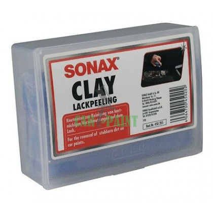 Шліфуються маса синя глина для очищення кузова SONAX Clay Lackpeeling 200г 450205