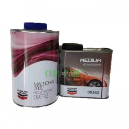 Лак LECHLER 09792 MACROFAN 2000 HS CLEARCOAT  1л+0.5л