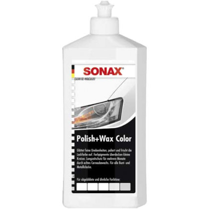 Поліроль, Віск Sonax Polish & Wax color Білий 02960000 500мл