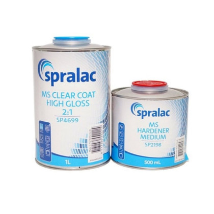 Лак Spralac SP4699 1 л + MS затверджувач SP2198 0.5л
