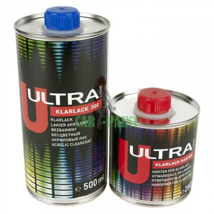 NOVOL ULTRA LINE 300 акриловий лак 2: 1 0.5 л + 0.25л